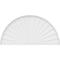 Ekena Millwork Half Round Sunburst Architectural Grade PVC Pediment, 78"W x 39"H x 2"P PEDPS078X390HRO01 - alternate 3
